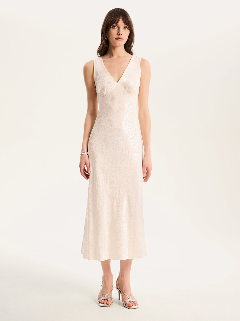 Iris Maxi Dress in Ivory